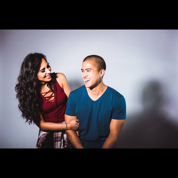 Rue 21 burgundy tank with criss cross drawstrings - Picture 2 of 4